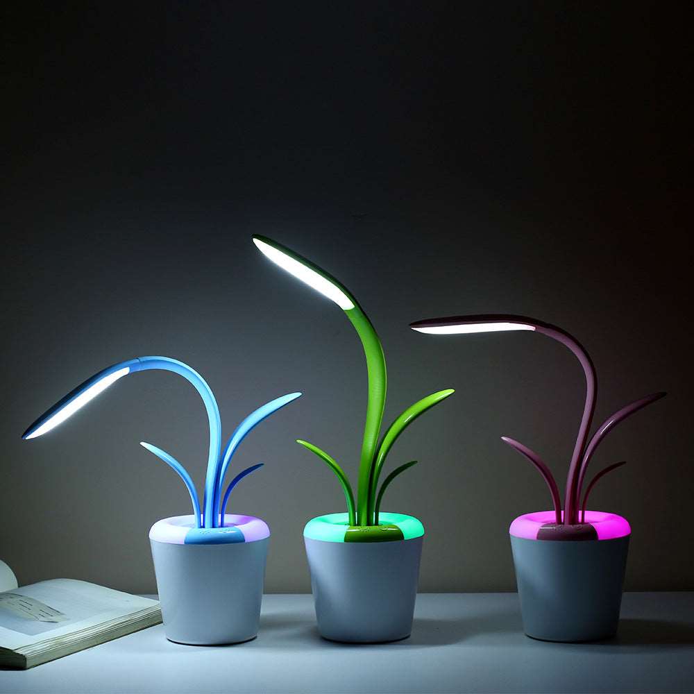 Lampe de décoration sans fils moderne en forme de plante – TensyLight