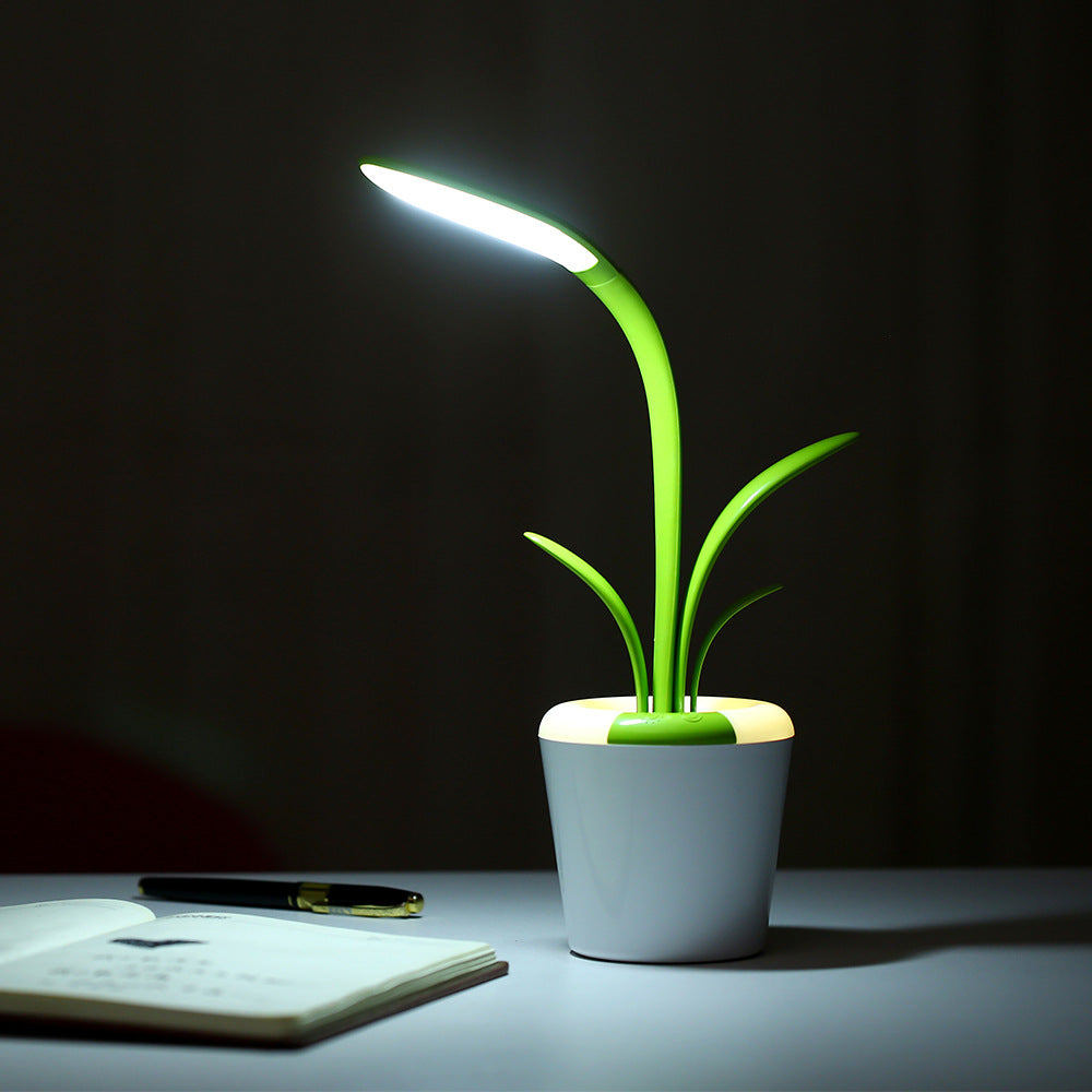 Lampe de décoration sans fils moderne en forme de plante